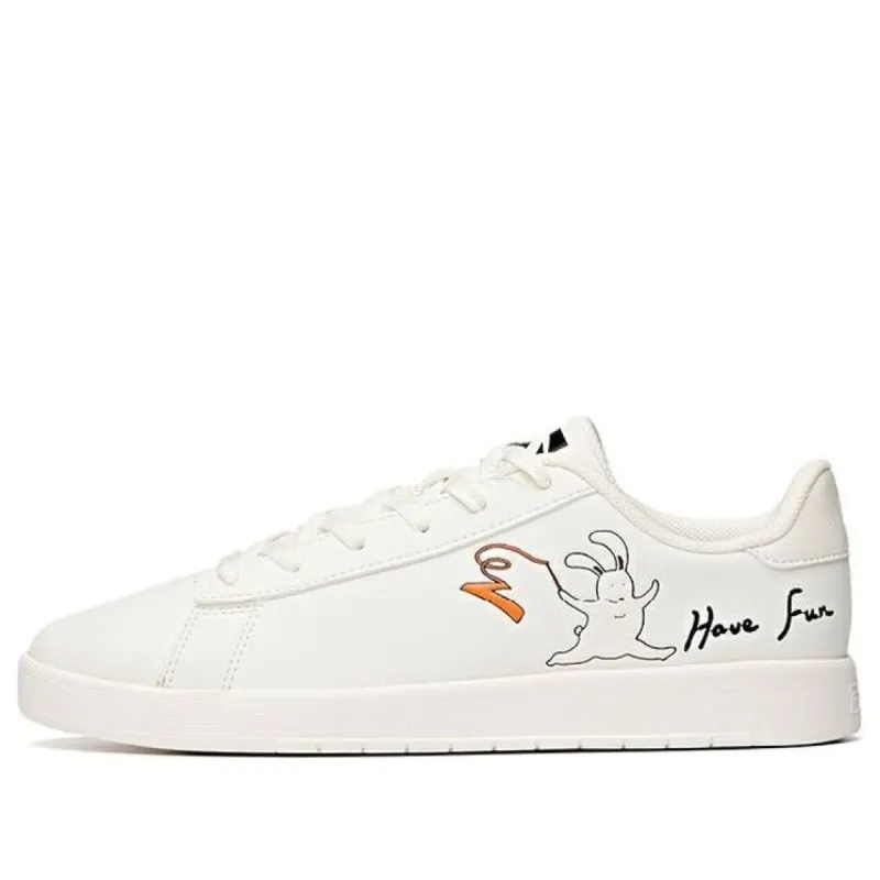 (WMNS) ANTA Life Series Sneakers'White Black Orange' 122038061-3 sold by KicksCrew