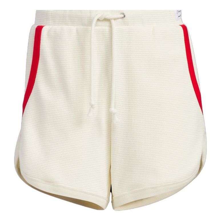 (WMNS) Adidas originals x Notitle Shorts 'White Red' IN1072 sold by KicksCrew