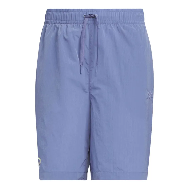 adidas Trefoil Logo Play Football Graphic Light Woven Shorts Asia Sizing 'Purple' IW6314 sold by KicksCrew
