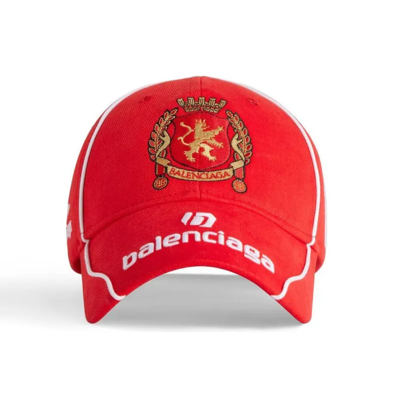 Balenciaga Soccer Cap 'Red' 778800410B26400 sold by KicksCrew