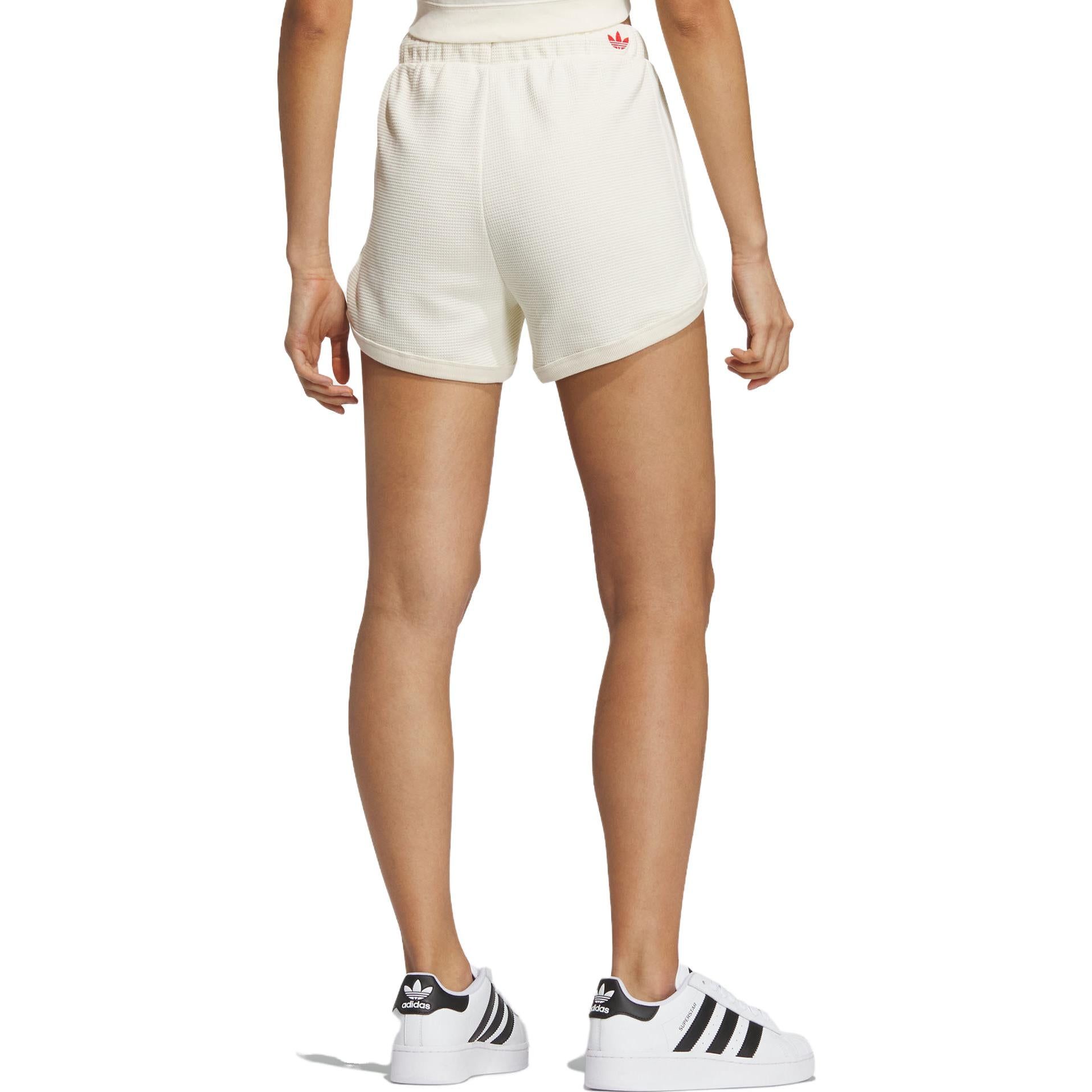 (WMNS) Adidas originals x Notitle Shorts 'White Red' IN1072 sold by KicksCrew product image thumbnail 3