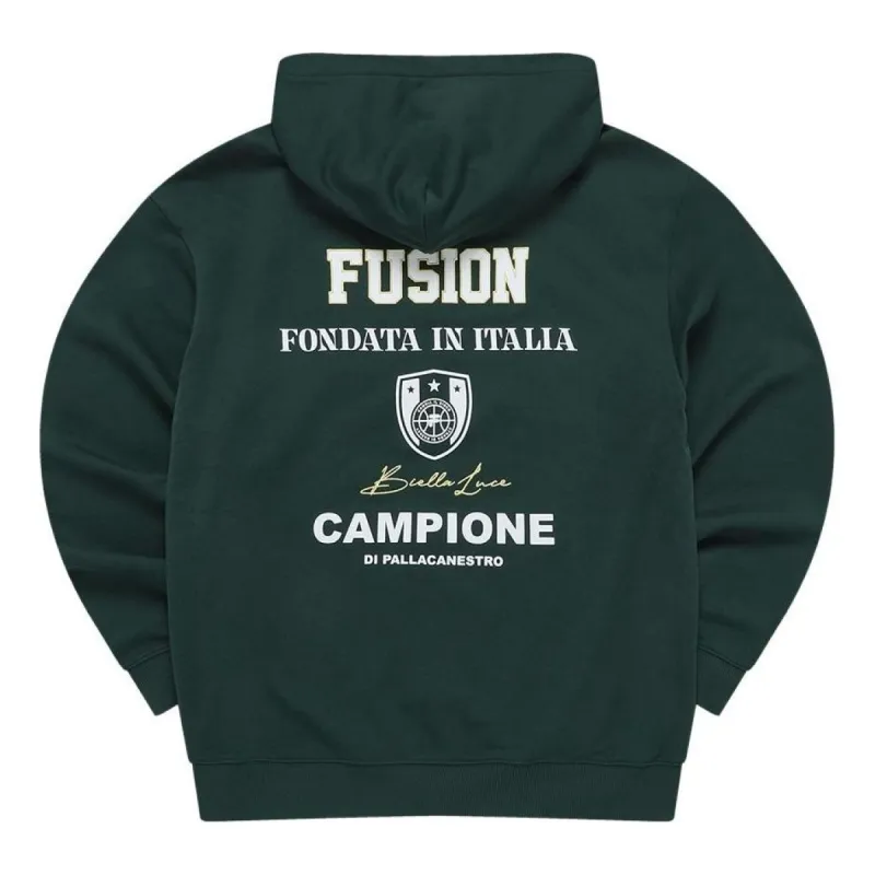 FILA FUSION Uniform Inline Hoodie 'Green' T11M335205F-DG sold by KicksCrew