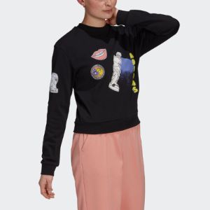 (WMNS) Adidas Originals Sweatshirts 'Black' GN4376 sold by KicksCrew