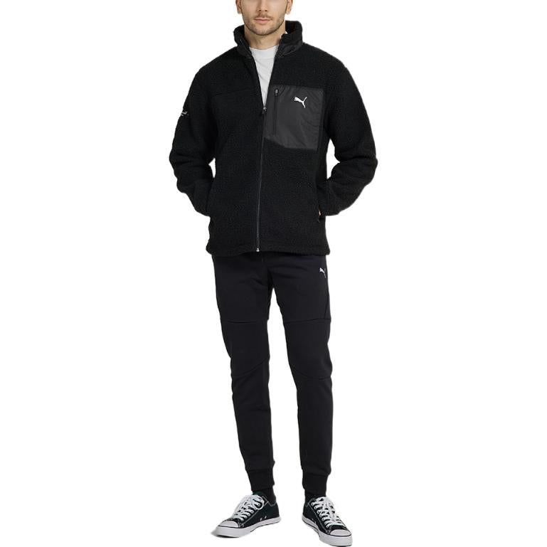 Puma Essentials Fluffy Fleece Jacket 'Black' 932667-01 sold by KicksCrew product image thumbnail 2
