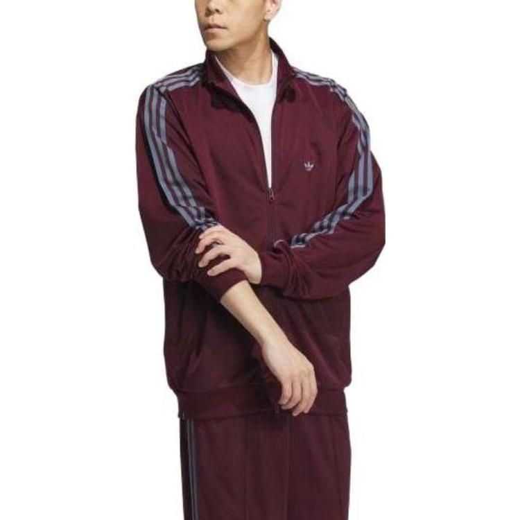 Adidas Originals Beckenbauer Tracktops 'Burgundy' IN1000 sold by KicksCrew product image thumbnail 2