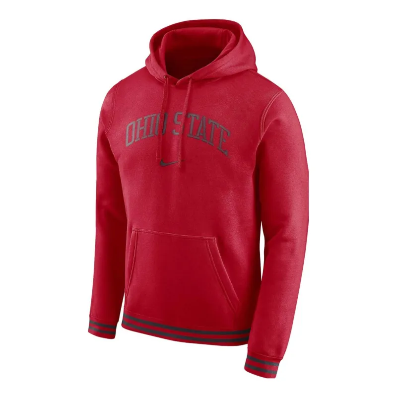 Nike OHIO STATE Hoodie 'Red' DR3448-657 sold by KicksCrew