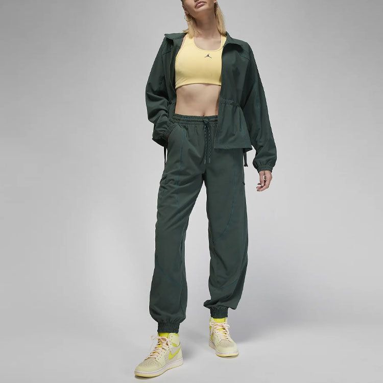 (WMNS) Air Jordan Sport Tunnel Trousers 'Green' FB4659-316 sold by KicksCrew product image thumbnail 3