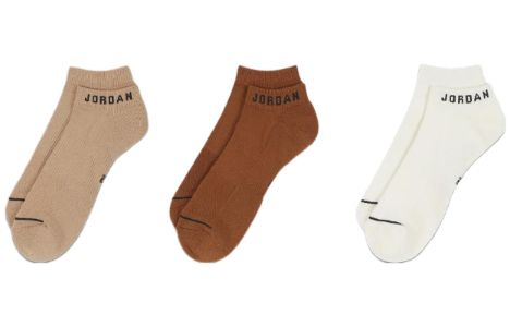 Air Jordan Everyday No-Show Socks (3 Pairs) 'Multi-Colour' DX9656-910 sold by KicksCrew