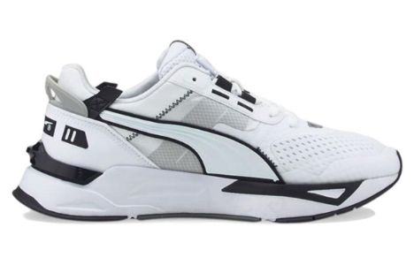Puma Mirage Sport Tech B+W Trainers 'White Silver' 384955-01 sold by KicksCrew