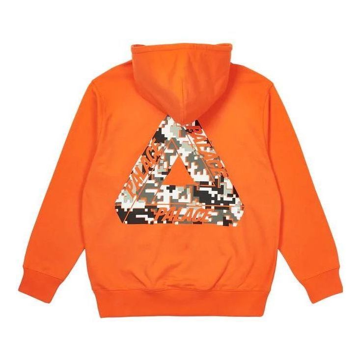 Palace FW22 Tri-digi FW22 Logo Hoodie 'Orange' P22HD073 sold by KicksCrew