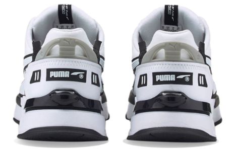 Puma Mirage Sport Tech B+W Trainers 'White Silver' 384955-01 sold by KicksCrew