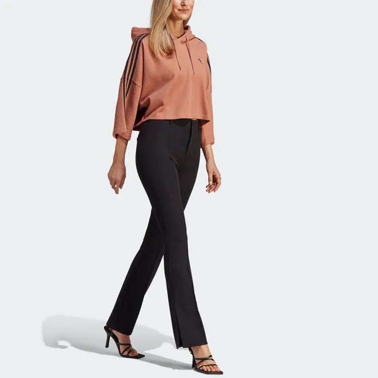 (WMNS) adidas Adicolor Cropped Hoodie 'Pink' IC5459 sold by KicksCrew product image thumbnail 4