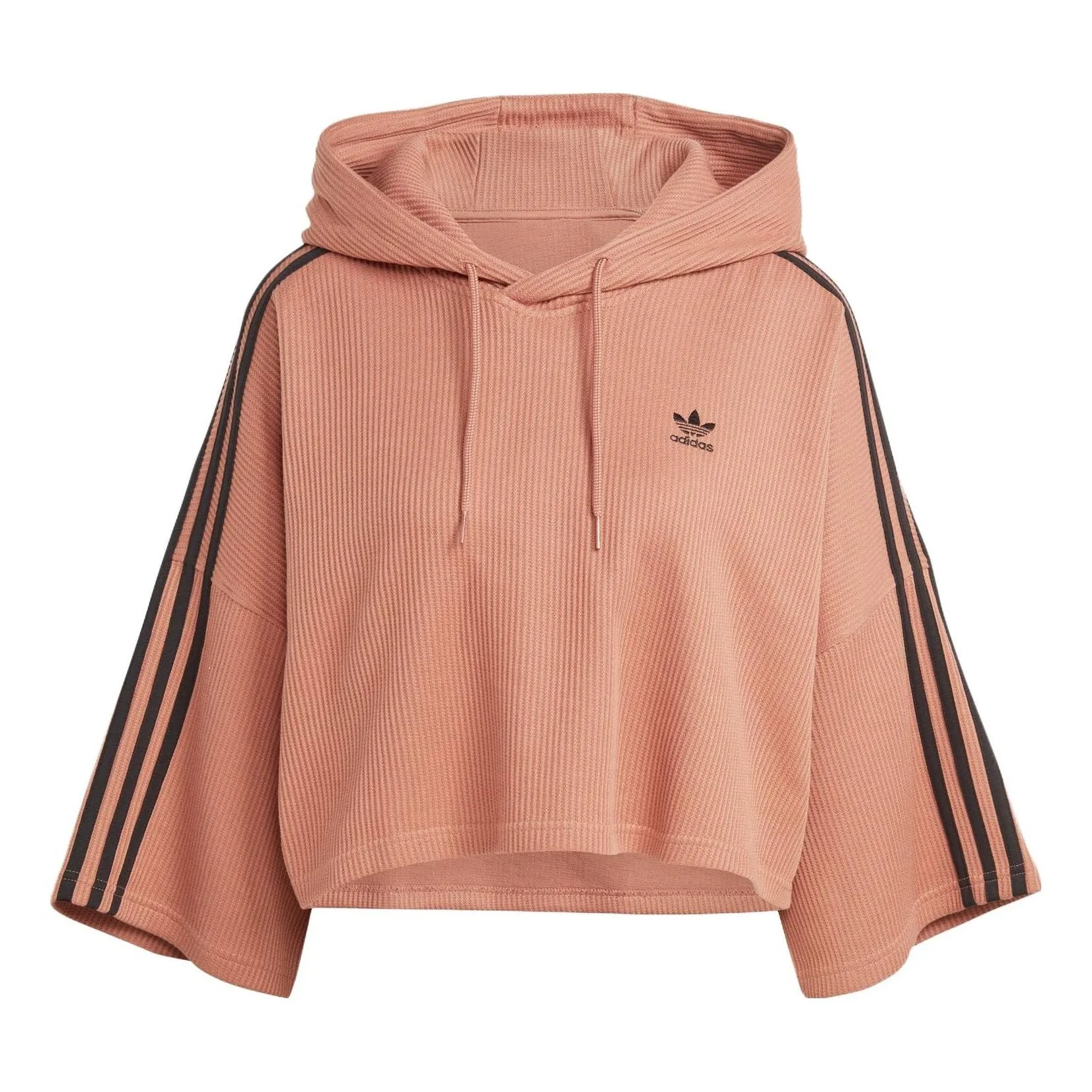 (WMNS) adidas Adicolor Cropped Hoodie 'Pink' IC5459 sold by KicksCrew