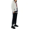 FILA FUSION Logo Print Down Jacket 'White Black' T11M042902F-WT sold by KicksCrew