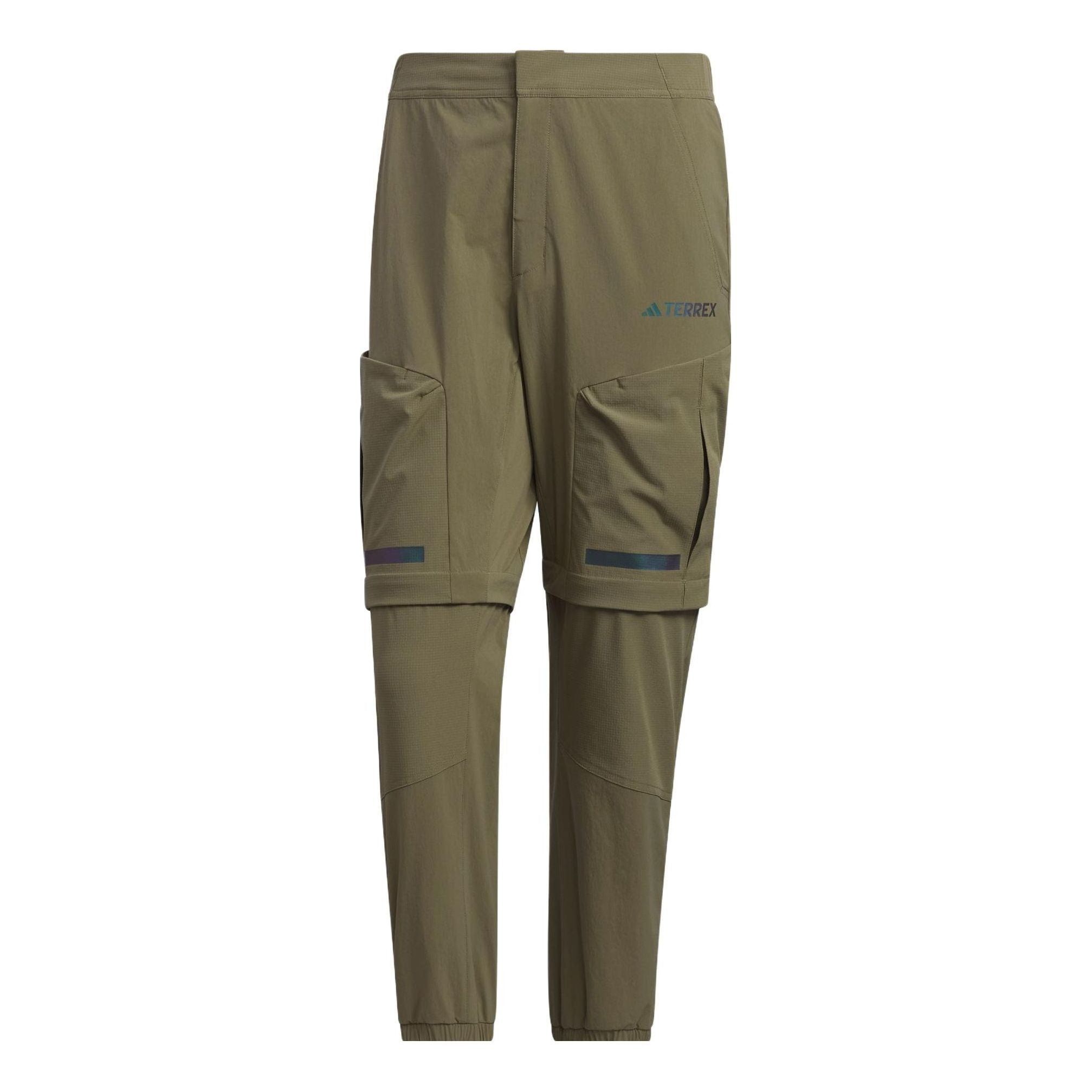 Adidas Terrex outdoor trousers 'Olive Green' IC1974 sold by KicksCrew