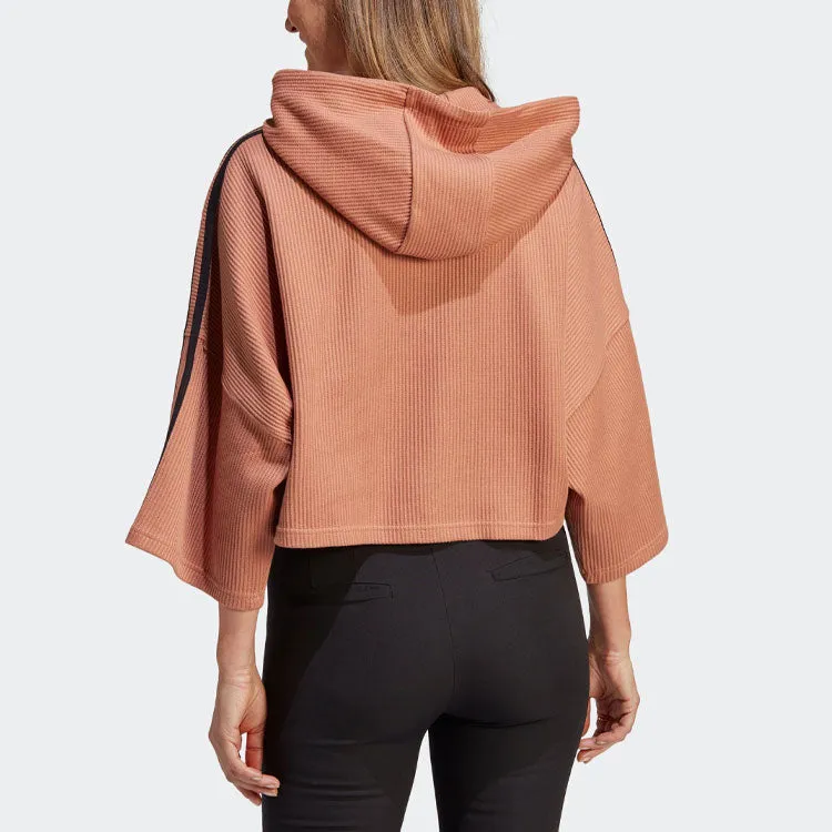 (WMNS) adidas Adicolor Cropped Hoodie 'Pink' IC5459 sold by KicksCrew product image thumbnail 3