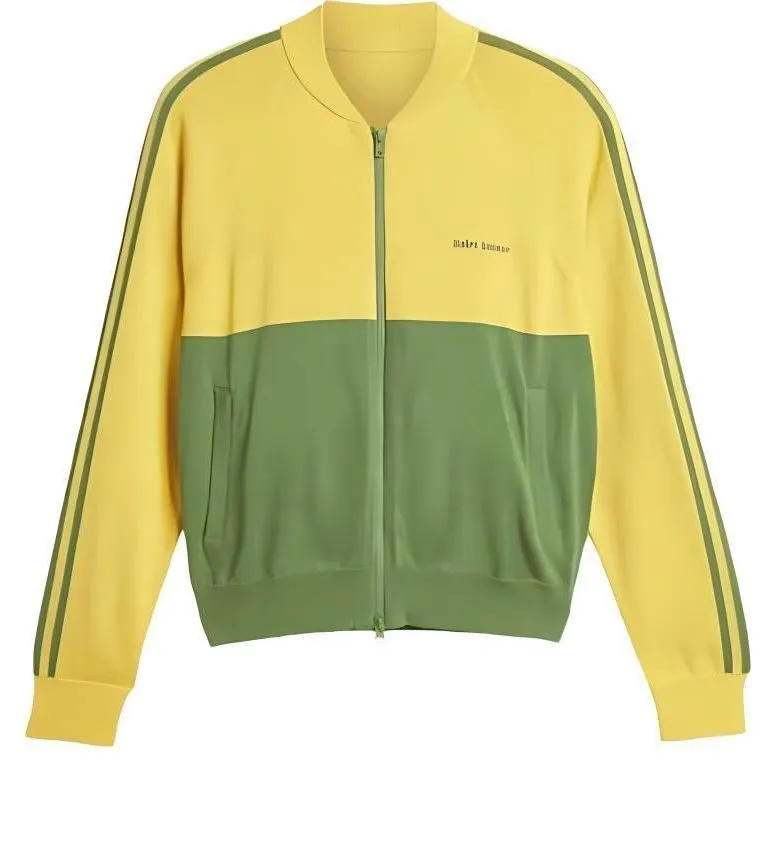 adidas x Wales Bonner New Knit Track Jacket 'Yellow Green' IW1174 sold by KicksCrew