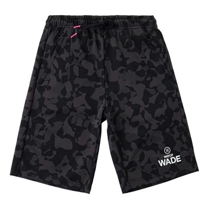 Li-Ning Way Of Wade Graphic All-Over Print Shorts 'Black' AKSQ037-1 sold by KicksCrew