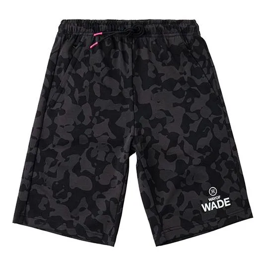 Li-Ning Way Of Wade Graphic All-Over Print Shorts 'Black' AKSQ037-1 sold by KicksCrew