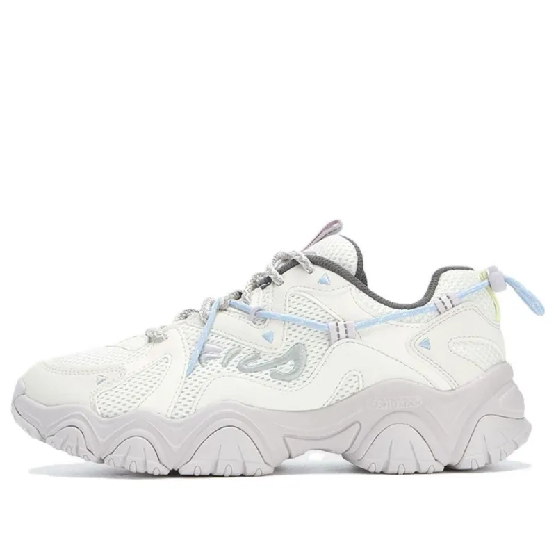 (WMNS) FILA Fluid 4 Sneakers 'White Grey' F12W332113FGD sold by KicksCrew
