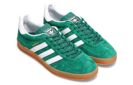 Adidas Originals Gazelle Indoor Shoes 'Collegiate Green' IG1596 sold by KicksCrew