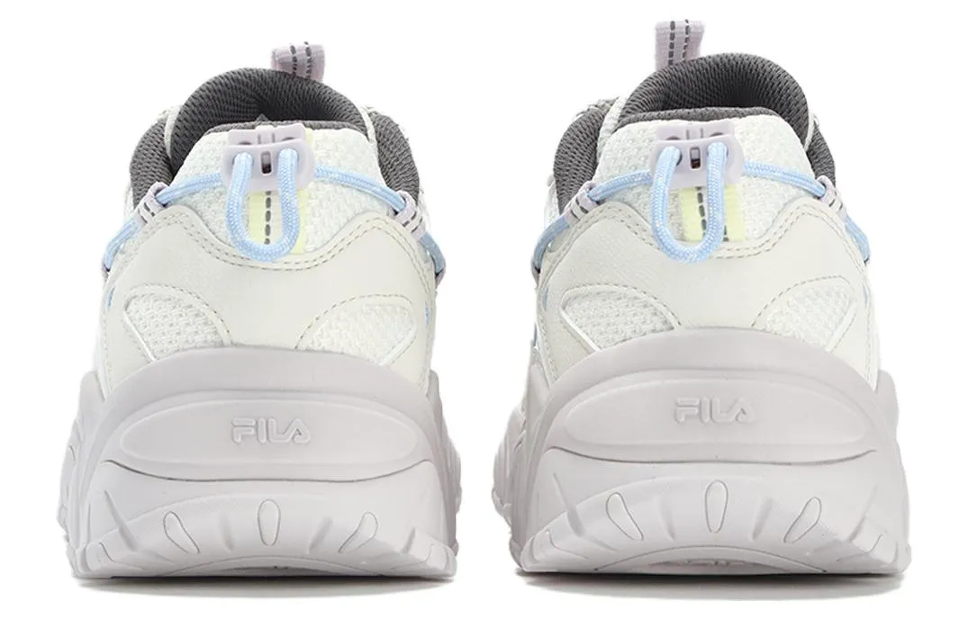 (WMNS) FILA Fluid 4 Sneakers 'White Grey' F12W332113FGD sold by KicksCrew product image thumbnail 3