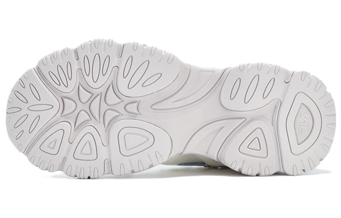 (WMNS) FILA Fluid 4 Sneakers 'White Grey' F12W332113FGD sold by KicksCrew product image thumbnail 4