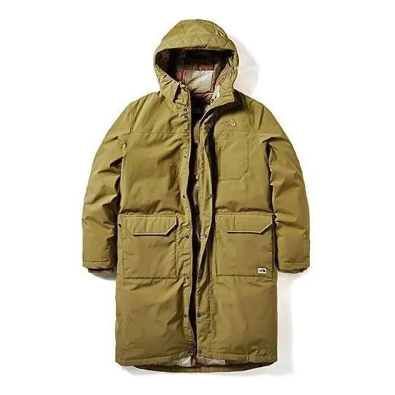 THE NORTH FACE Winter Puffer Down Jacket 'Brown' 3VV3-D9V sold by KicksCrew
