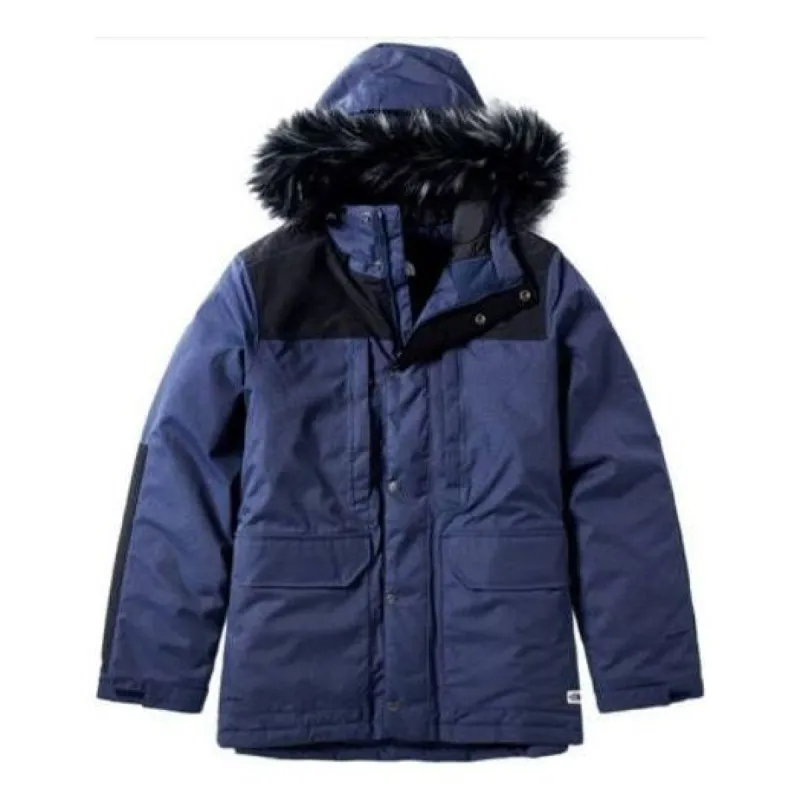 THE NORTH FACE Fusion Parka Jacket 'Navy' 3VUJ-H2G sold by KicksCrew