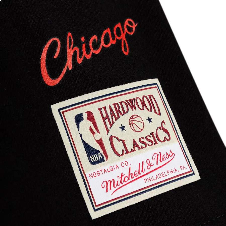 Mitchell & Ness x NBA Chicago Bulls Hardwood Classics T-Shirt 'Black' BMTR4776-CBUYYPPPBLCK sold by KicksCrew