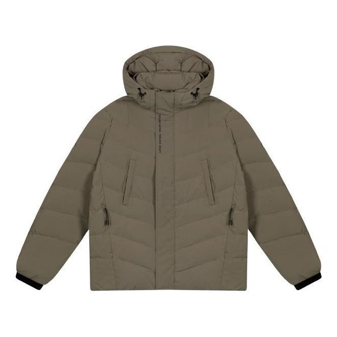 ASICS Puffer Down Jacket 'Khaki' 2031D748-020 sold by KicksCrew