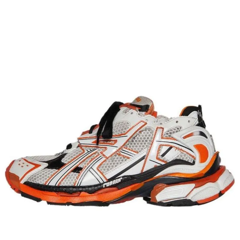 (WMNS) Balenciaga Runner 'White Orange' 677402W3RB79051 sold by KicksCrew
