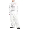Balenciaga DIY Metal Long Sleeve T-Shirt Medium Fit 'White Black Red' 699191TPVO29065 sold by KicksCrew