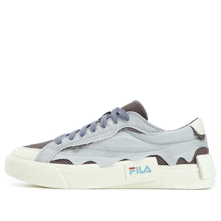 (WMNS) FILA FUSION Skate Shoes 'Blue Grey' T12W332103FQD sold by KicksCrew