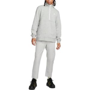 Nike Sportswear Club Brushed-Back 1/2-Zip Sweatshirt 'Grey' DD4732-066 sold by KicksCrew