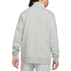 Nike Sportswear Club Brushed-Back 1/2-Zip Sweatshirt 'Grey' DD4732-066 sold by KicksCrew