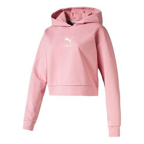 (WMNS) Puma Classic Logo Hoodie 'Pink' 581074-14 sold by KicksCrew