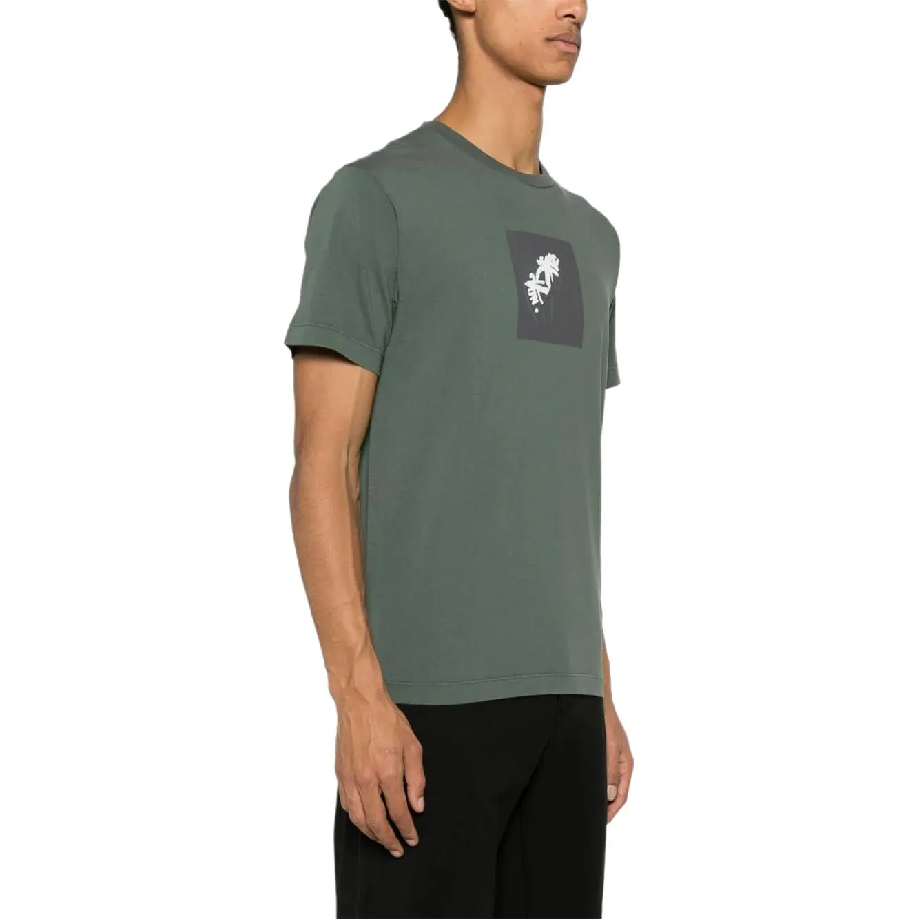 STONE ISLAND Compass Print T-shirt 'Dark Green' 80152NS83-V0059 sold by KicksCrew product image thumbnail 3