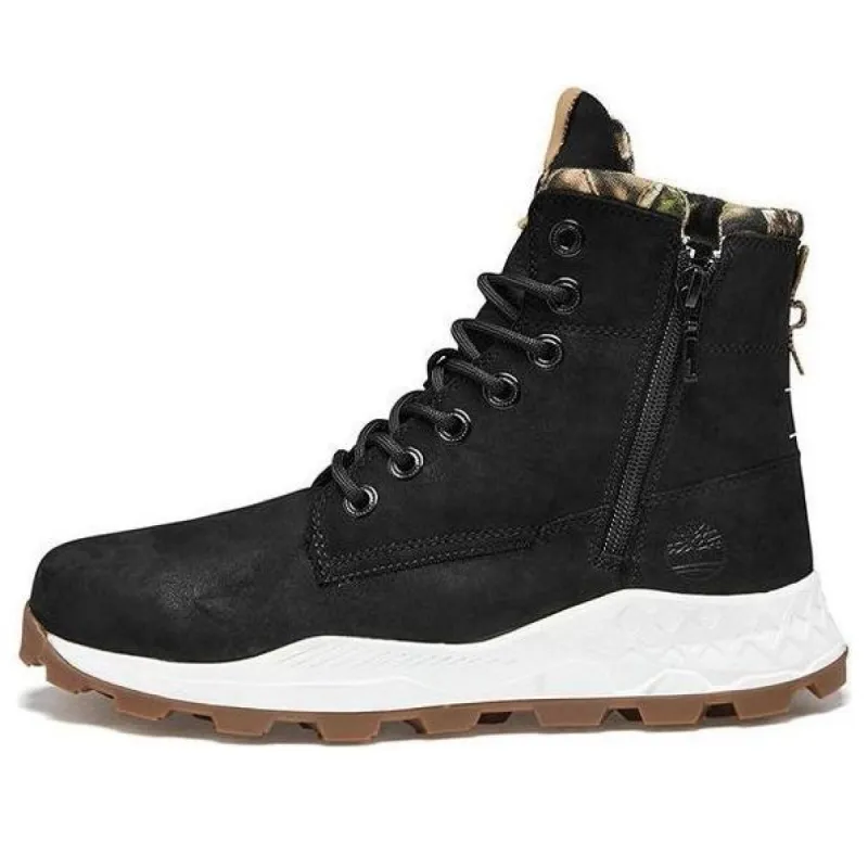 Timberland Brooklyn Side Zip Boot 'Black' A2DS2 sold by KicksCrew
