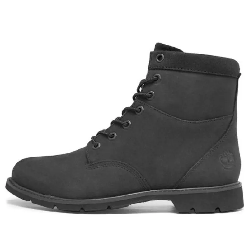 (WMNS) Timberland Campton Waterproof 6 Inch Wide-Fit Boot 'Black Nubuck' A2D7GW sold by KicksCrew