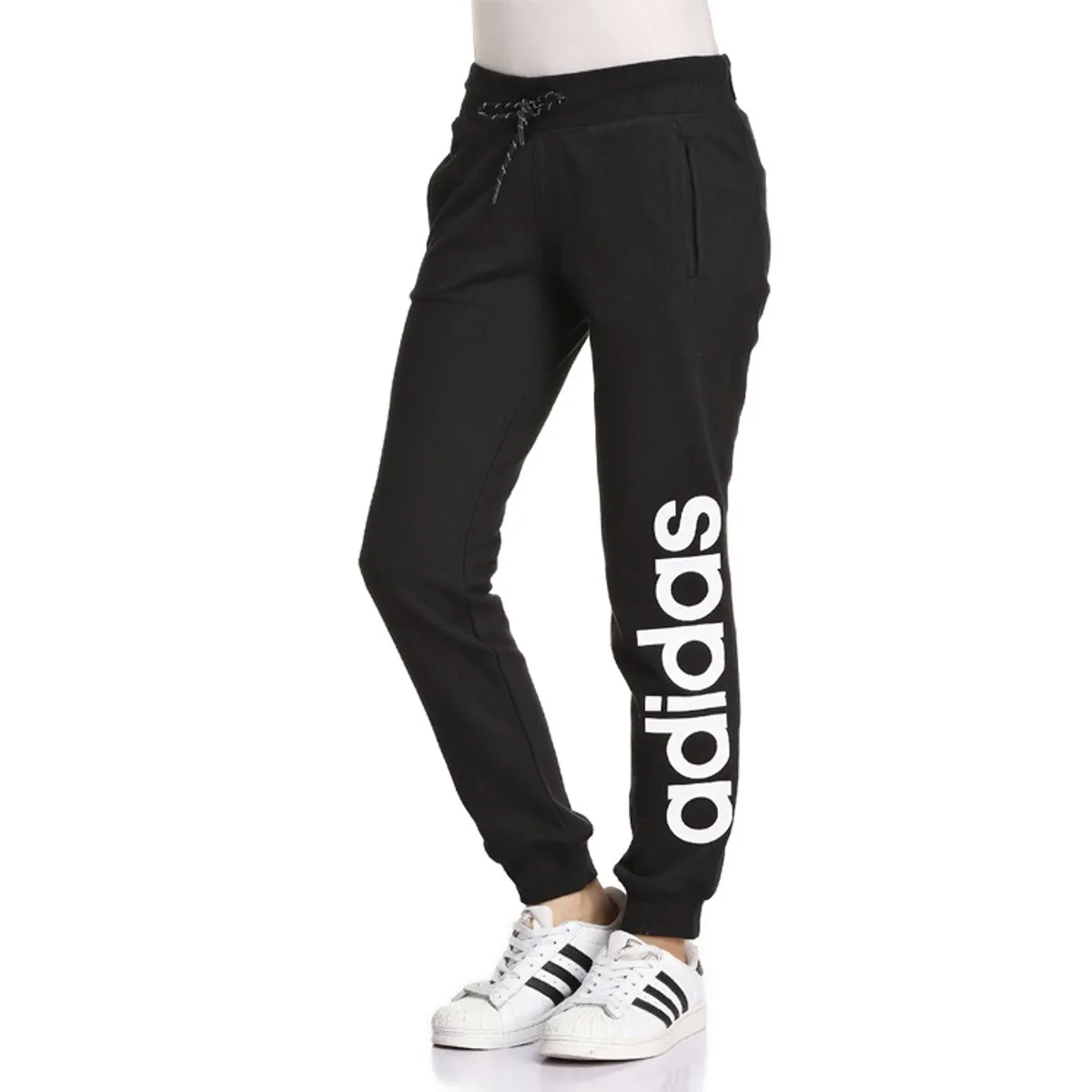 (WMNS) adidas Essentials Linear Pant 'Black' AJ4592 sold by KicksCrew product image thumbnail 3