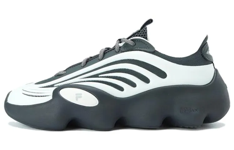 (WMNS) FILA FUSION Ray 3 Sport Shoes 'White Grey' T12W321105FDB sold by KicksCrew product image thumbnail 2