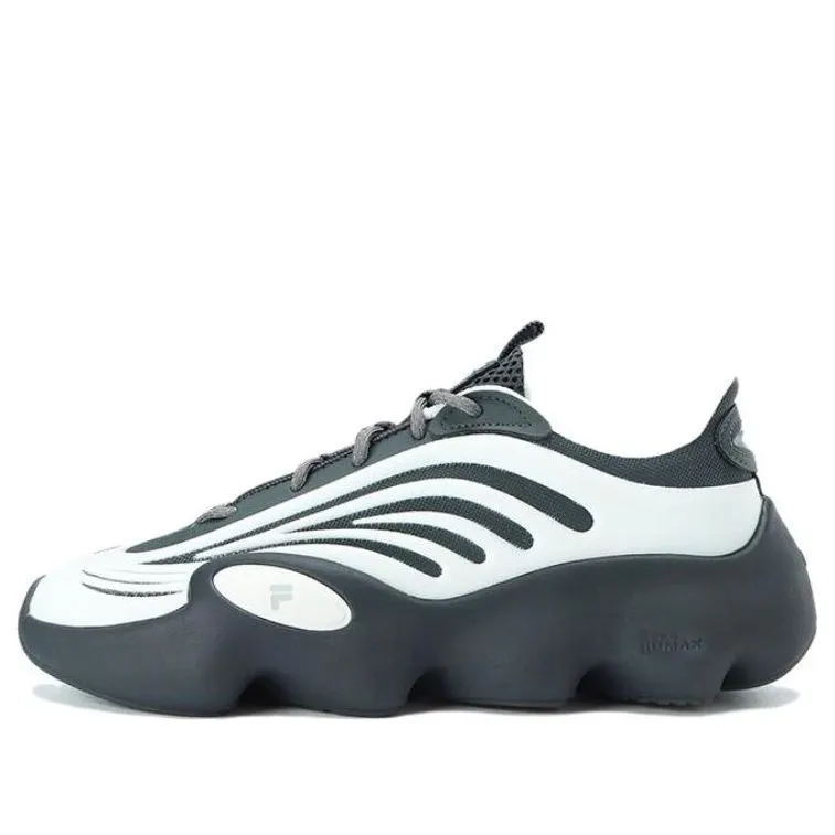 (WMNS) FILA FUSION Ray 3 Sport Shoes 'White Grey' T12W321105FDB sold by KicksCrew