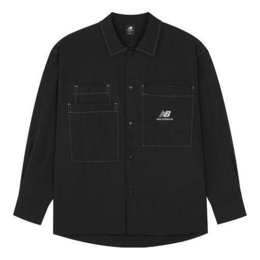 New Balance FW22 Logo Classic Shirt 'Black White' AMJ23303 sold by KicksCrew