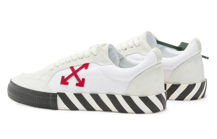 Off-White Vulc Low SS22 'White Red Black' OMIA085S22LEA0010125 sold by KicksCrew product image thumbnail 3