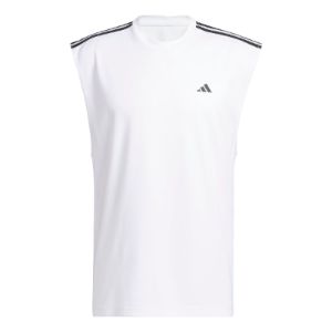 adidas All-World Sleeveless Tank Top 'White Black' IC2468 sold by KicksCrew
