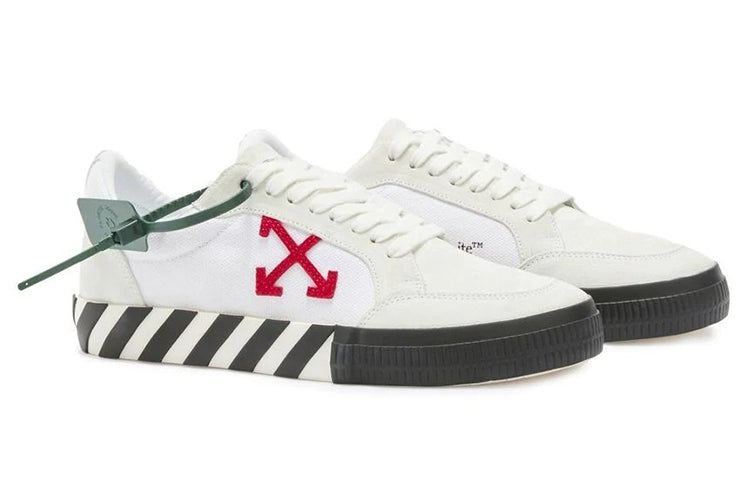 Off-White Vulc Low SS22 'White Red Black' OMIA085S22LEA0010125 sold by KicksCrew product image thumbnail 2