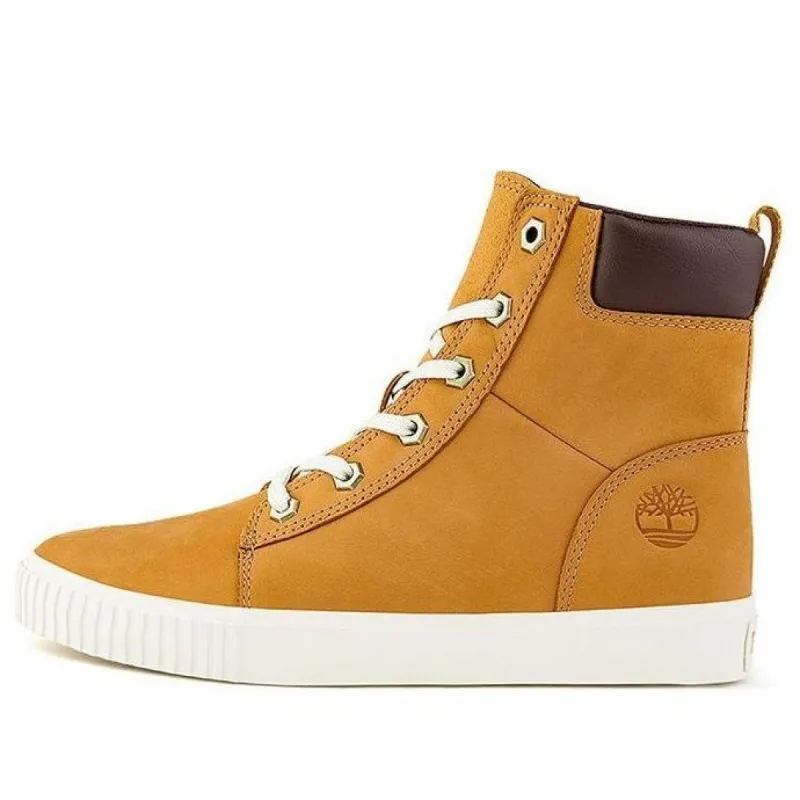 (WMNS) Timberland Skyla Bay 6 Inch Wide-Fit Boot 'Wheat Nubuck' A2C3SW sold by KicksCrew