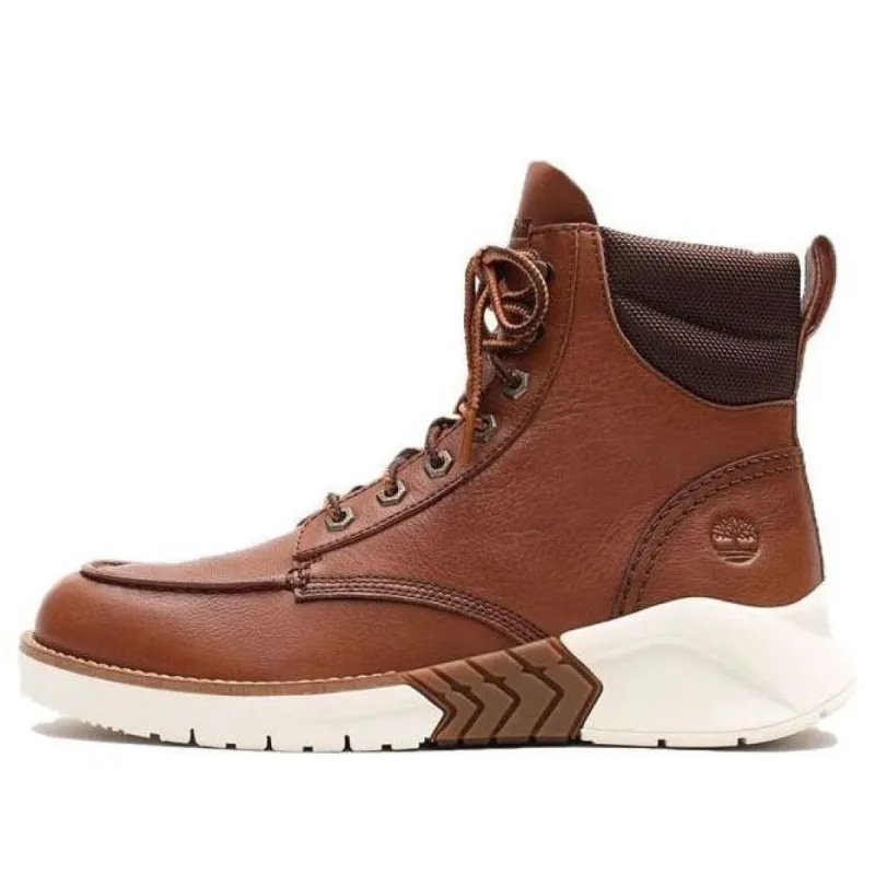 Timberland MTCR Moc Toe Wide-Fit Boots 'Brown' A2C4GW sold by KicksCrew