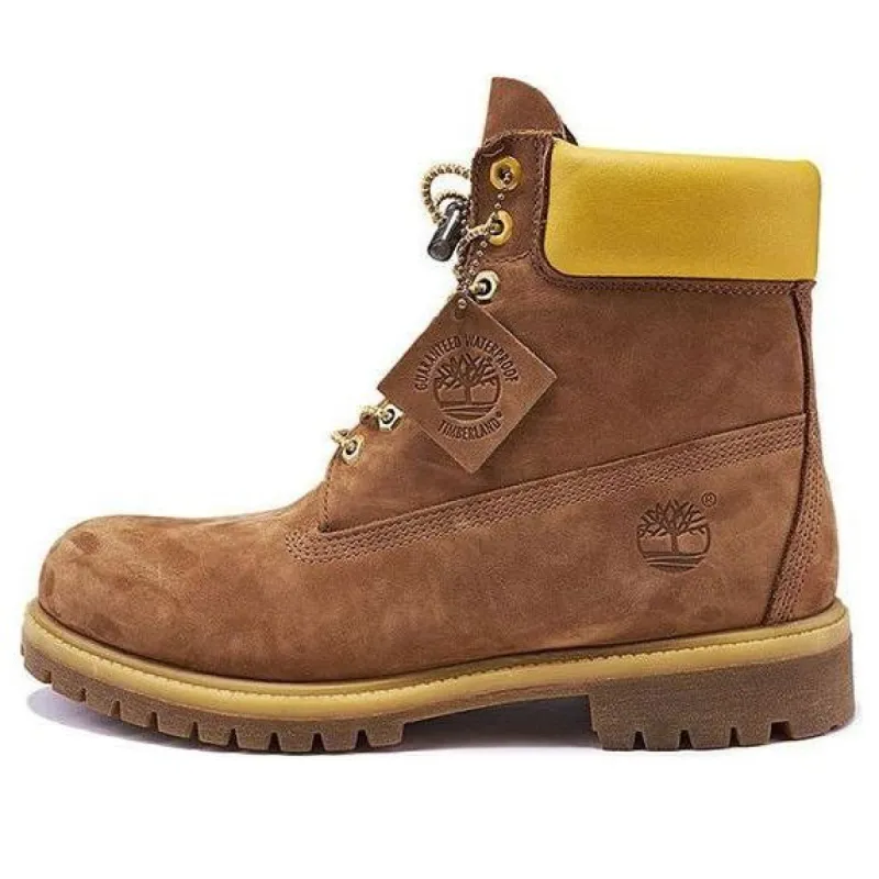 GS) Timberland Premium Waterproof Boots 'Yellow' 12909W